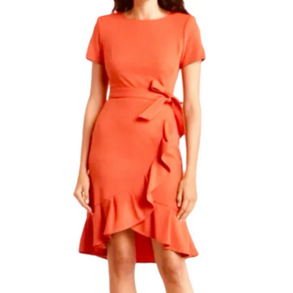 Calvin Klein Tulip Hem Structured Dress